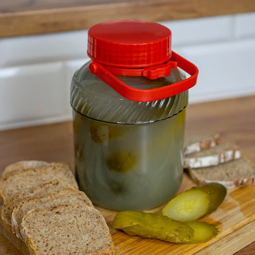 Tarro de 2L con tapa de plástico - 3