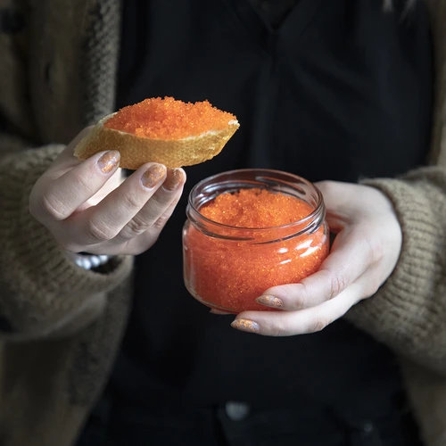 Tarro de caviar 200ml fi82/6 con tapa dorada 6uds - 6