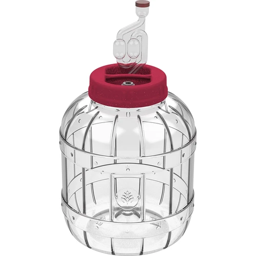 Tarro multifuncional, 5L para fermentación