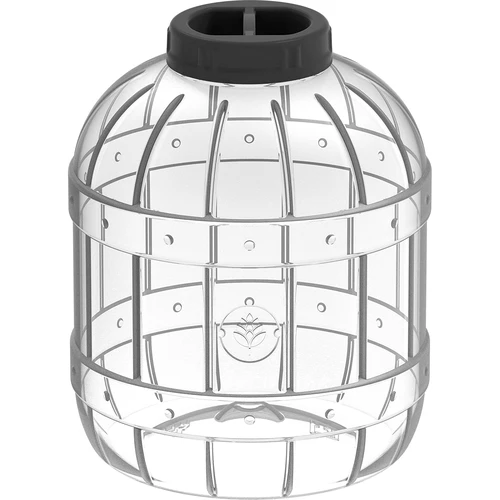 Tarro multifuncional con tapa negra, 10L