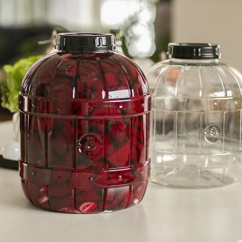 Tarro multifuncional con tapa negra, 8L - 9
