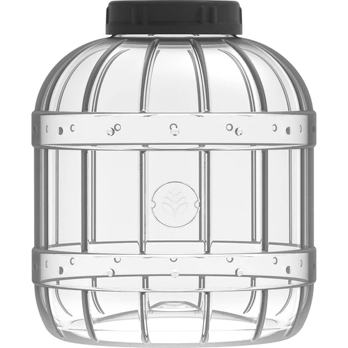 Tarro multifuncional con tapa negra, 8L - 2