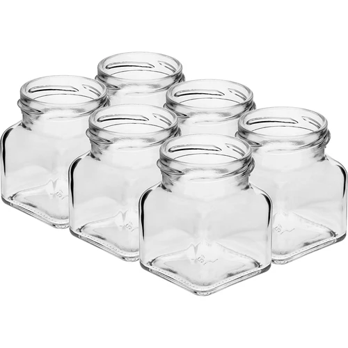 Tarro TO 120ml Cuatro esquinas fi53 tapa negra -6uds - 3