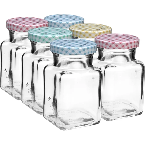 Tarro TO 150ml Cuatro esquinas fi53 tapa - 6uds. - 2