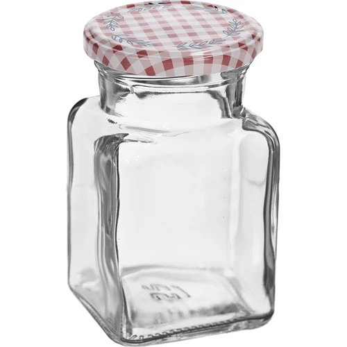 Tarro TO 150ml Cuatro esquinas fi53 tapa - 6uds. - 3