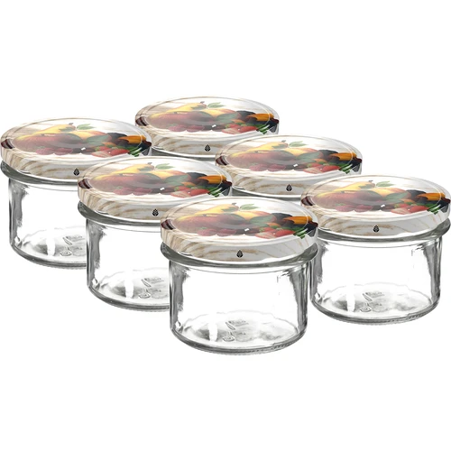 Tarro TO 235ml con tapa de color fi82/6 - 6 unidades