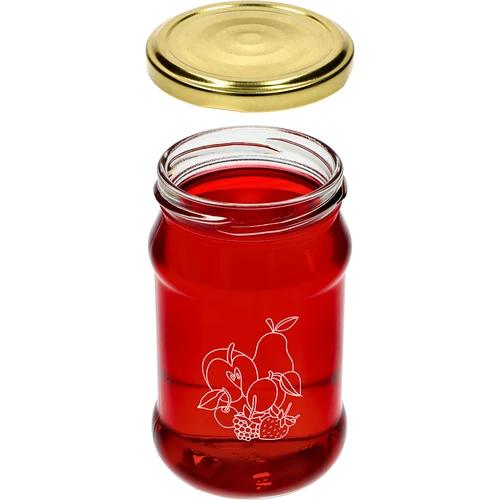 Tarro TO 300ml tapa impresión Frutas fi66/4 - 6uds. - 5