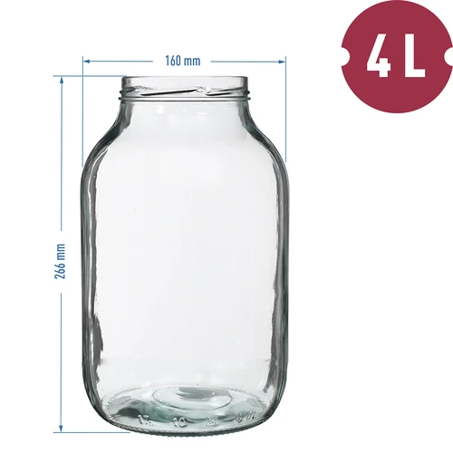Tarro TO 4L con col. tapa + tenedor o pinzas fi100 - 5