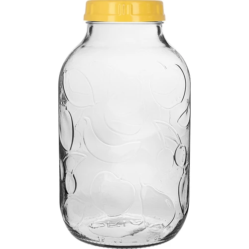Tarro TO 5 L y tapa de plástico fi 100, con asa - 3