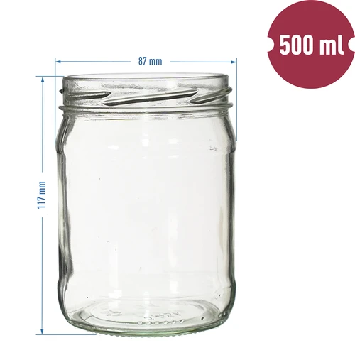 Tarro TO 500 ml fi 82/6 - 8 uds. - 6