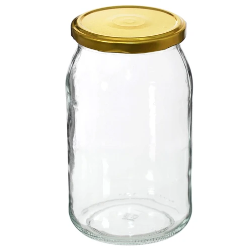 Tarro TO 900ml tapa dorada fi82/6 - 6uds. - 3