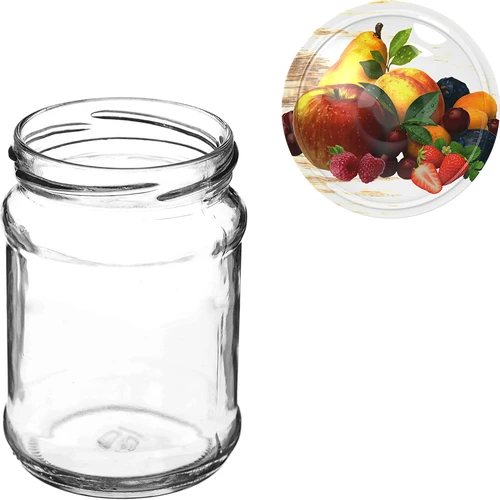 Tarro TO cuarto 250ml con tapa fi66 - 6uds. - 7