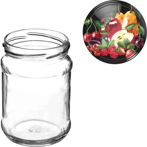 Tarro TO cuarto 250ml con tapa fi66 - 6uds. - 8