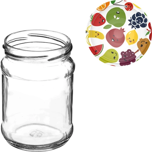 Tarro TO cuarto 250ml con tapa fi66 - 6uds. - 9