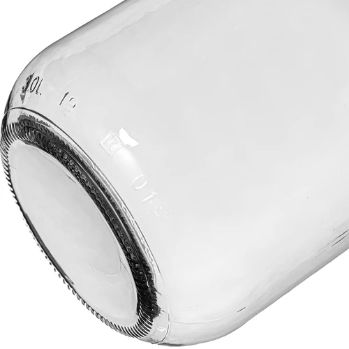 Tarro twist-off 3 L, pinzas y tapa de plástico fi 100, con asa - 4