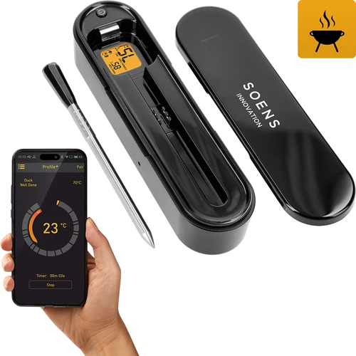 Termómetro culinario con sonda inalámbrica Bluetooth