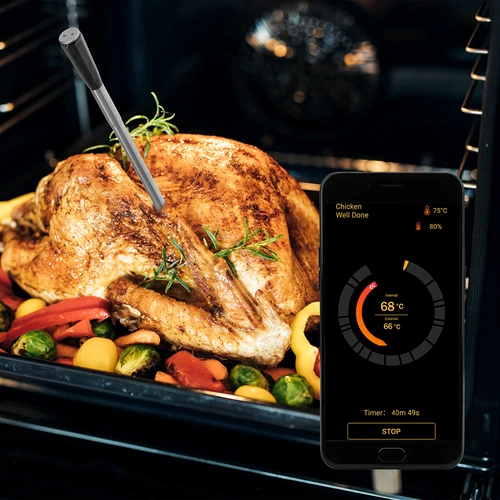 Termómetro culinario con sonda inalámbrica Bluetooth - 14