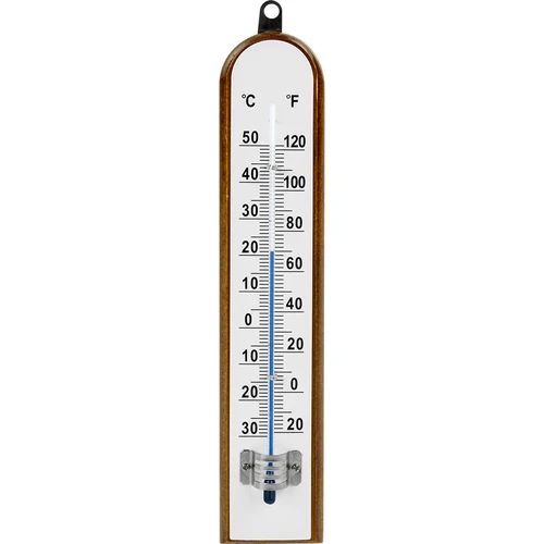 Termómetro de habitación con escala blanca (-30/50C) 20cm