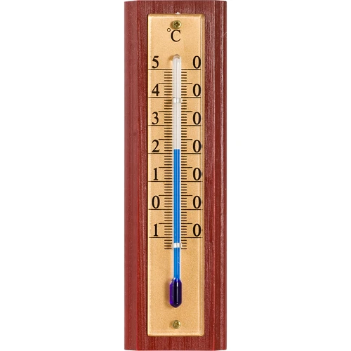 Termómetro de habitación con escala dorada (-10/50C) 12cm