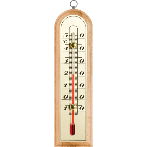 Termómetro de habitación con escala dorada (-10/50C)16cm