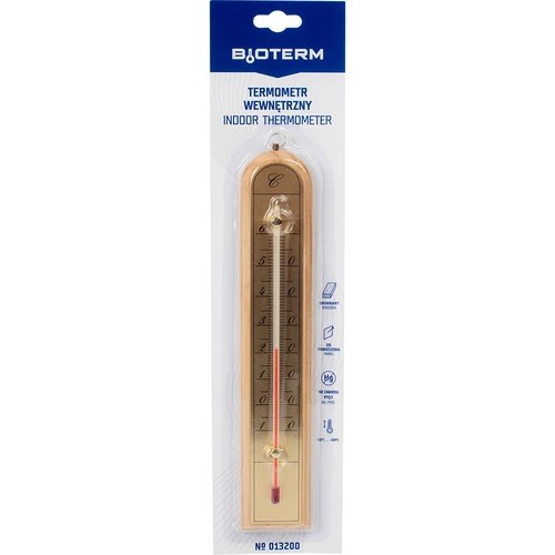 Termómetro de habitación con escala dorada (-10/60C) 28cm mix - 4