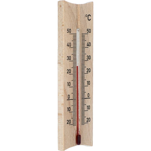 Termómetro de habitación de madera (-25/50C) 15cm mix - 4