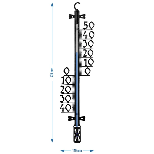 Termómetro de jardín (-40/50C) 47cm - 3