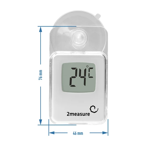 Termómetro electrónico con ventosa (-20 °C a +50 °C) - 3