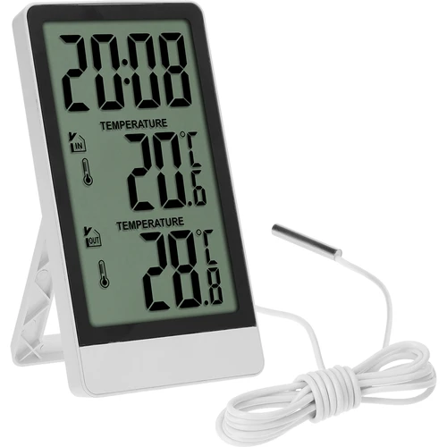Termómetro electrónico de la marca Soens – con sonda, blanco