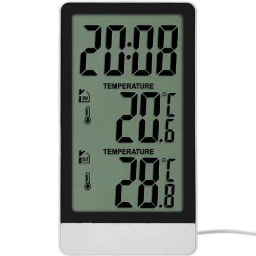 Termómetro electrónico de la marca Soens – con sonda, blanco - 2