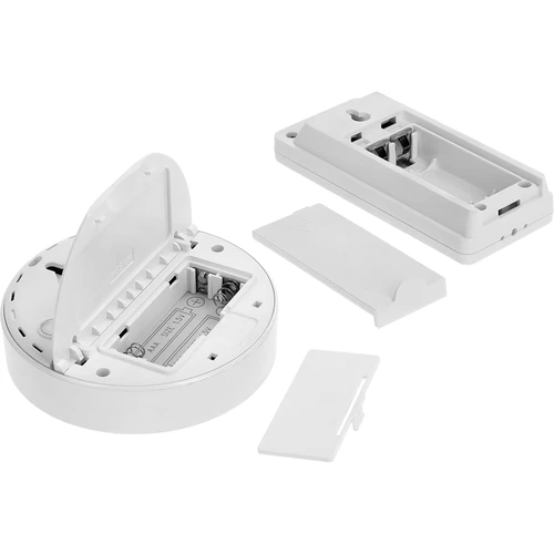 Termómetro electrónico Soens - con sensor exterior, redondo, blanco - 4