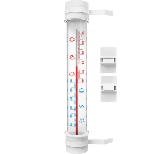 Termómetro exterior blanco (-50/50C) 27cm