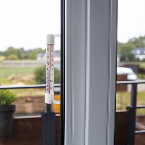 Termómetro exterior blanco (-60/50C) 23cm - 2