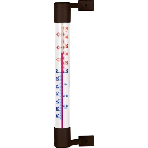 Termómetro exterior marrón (-50/50C) 18cm
