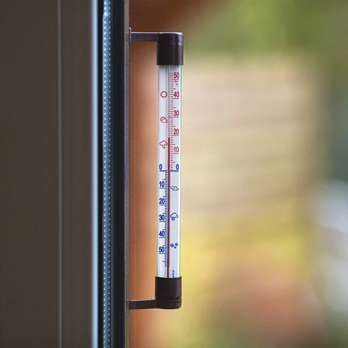 Termómetro exterior marrón (-50/50C) 22cm - 6