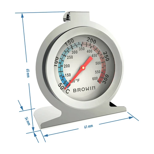 Termómetro para horno (50/300C) Ø6,1cm - 3
