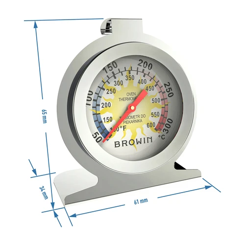 Termómetro para horno (50/300C) Ø6,1cm - 3