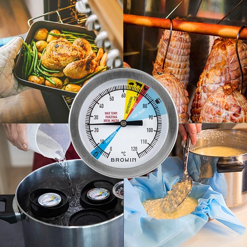 Termómetro para prensa de jamón 0,8 kg (0/120C) 9,0cm - 6