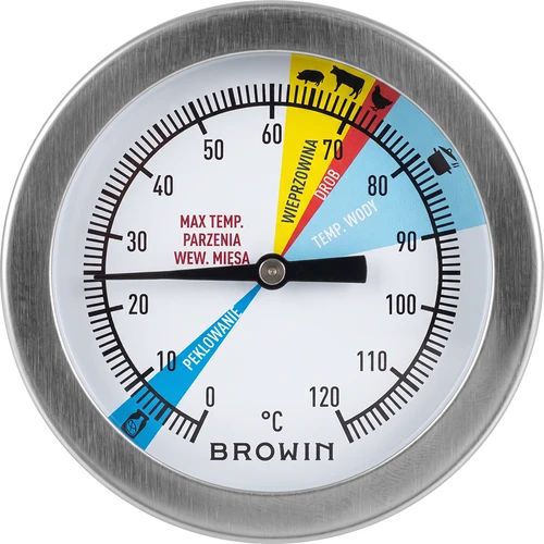 Termómetro para prensa de jamón 0,8 kg (0/120C) 9,0cm - 2