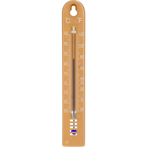 Termómetro universal (-30/50C) 17cm marrón claro