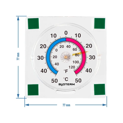 Termómetro universal transp. autoadhesivo (-50/50C) - 2