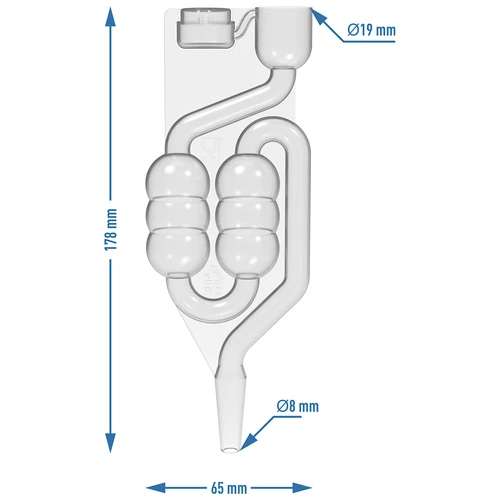 Tubo de fermentación de 6 cámaras v2 - 5