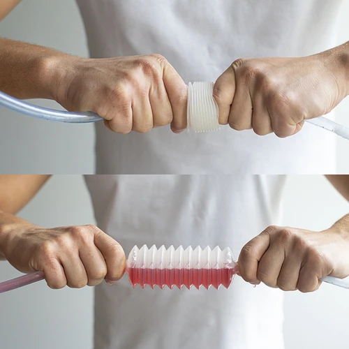 Tubo para trasiego de vino con bomba - 8