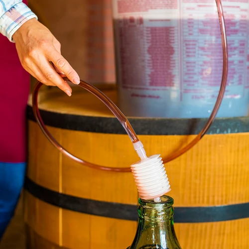 Tubo para trasiego de vino con bomba - 10