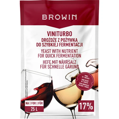 ViniTurbo - levadura para fermentación rápida