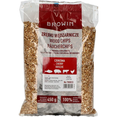 Virutas de madera de cerezo para ahumar/barbacoa, 450 g, clase 2