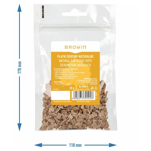 Virutas de roble naturales (sin tostar) 20g - 7