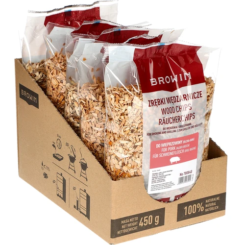 Virutas para ahumar/parrilla 70% aliso + 30% haya, 450 g, clase 8 - 2