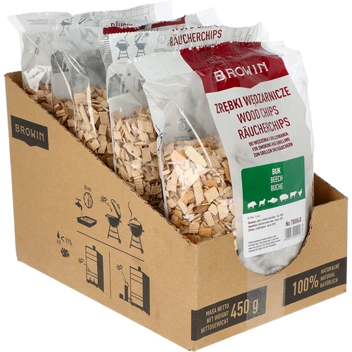 Virutas para ahumar/barbacoa, haya, 450 g, cl.10 - 2