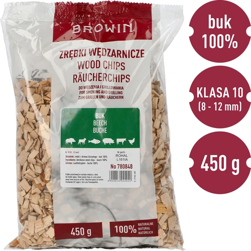 Virutas para ahumar/barbacoa, haya, 450 g, cl.10 - 3